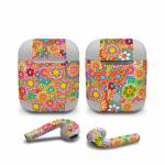 Bright Ditzy Apple AirPods Skin
