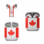Canadian Flag Apple AirPods Skin