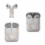 Honey Marble Apple AirPods Skin