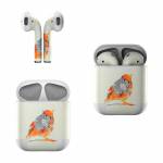 Orange Bird Apple AirPods Skin