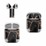 Rose Quartz Marble Apple AirPods Skin