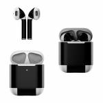 Solid State Black Apple AirPods Skin