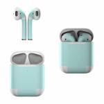 Solid State Mint Apple AirPods Skin