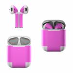 Solid State Vibrant Pink Apple AirPods Skin