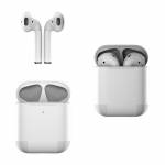 Solid State White Apple AirPods Skin