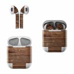 Stripped Wood Apple AirPods Skin