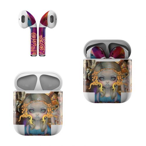 Alice in a Klimt Dream Apple AirPods Skin