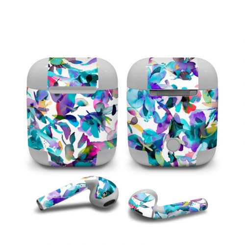 Aquatic Flowers Apple AirPods Skin