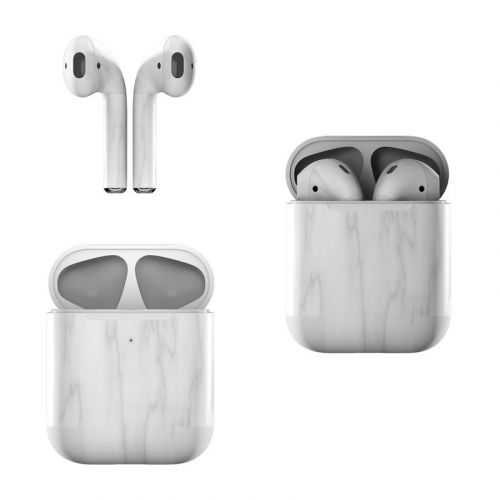 Bianco Marble Apple AirPods Skin