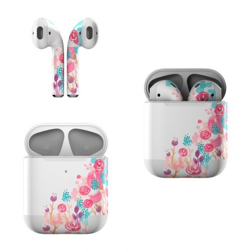 Blush Blossoms Apple AirPods Skin