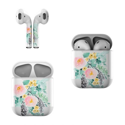 Blushed Flowers Apple AirPods Skin