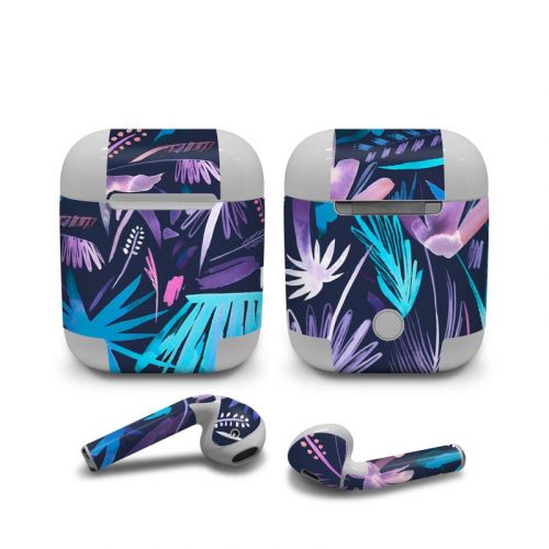 Brushstroke Palms Apple AirPods Skin
