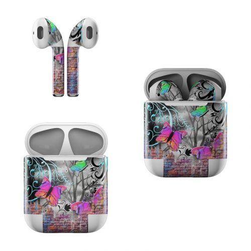 Butterfly Wall Apple AirPods Skin