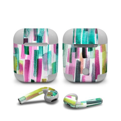 Colorful Brushstrokes Apple AirPods Skin