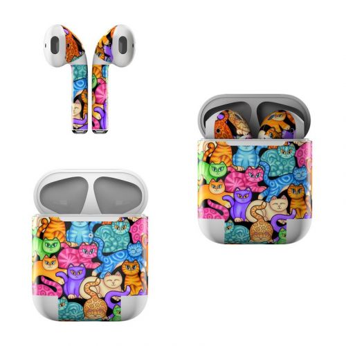 Colorful Kittens Apple AirPods Skin