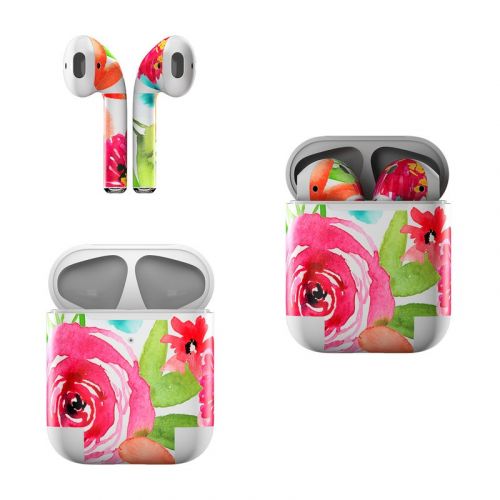 Floral Pop Apple AirPods Skin
