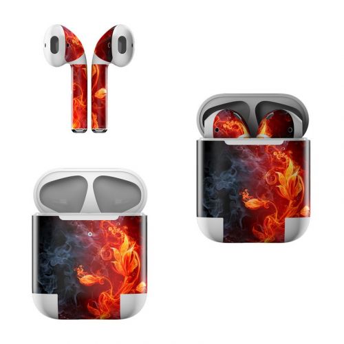 Flower Of Fire Apple AirPods Skin