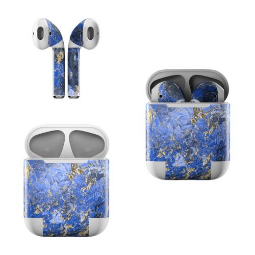 Gilded Ocean Marble Apple AirPods Skin