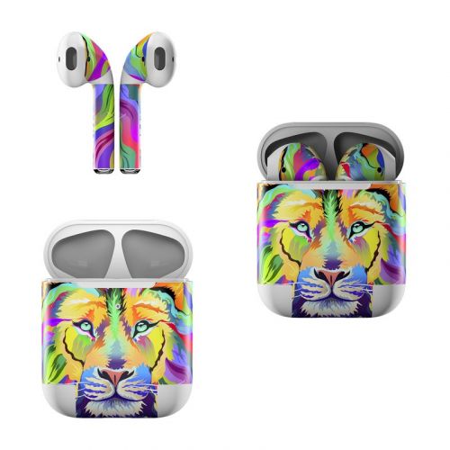 King of Technicolor Apple AirPods Skin