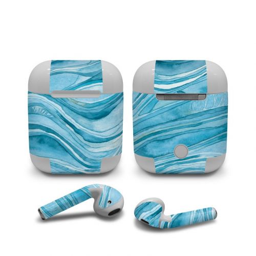 Ocean Blue Apple AirPods Skin