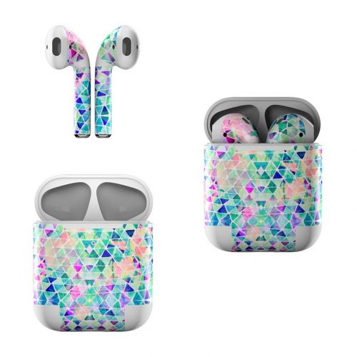 Pastel Triangle Apple AirPods Skin