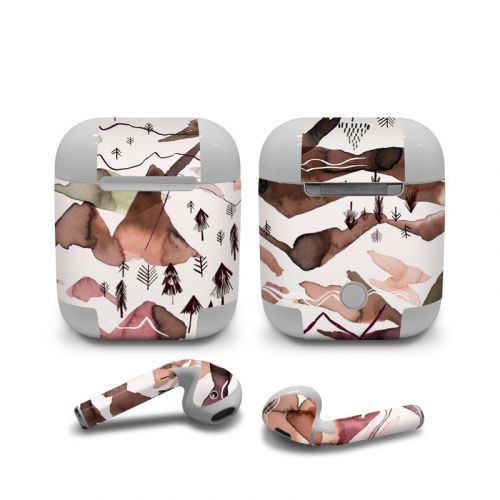 Red Mountains Apple AirPods Skin
