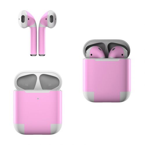 Solid State Pink Apple AirPods Skin