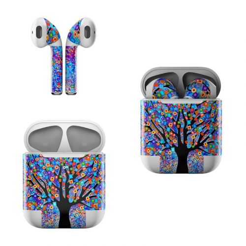 Tree Carnival Apple AirPods Skin