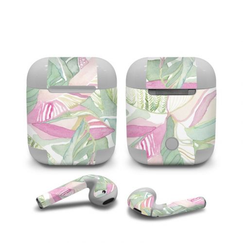 Tropical Leaves Apple AirPods Skin