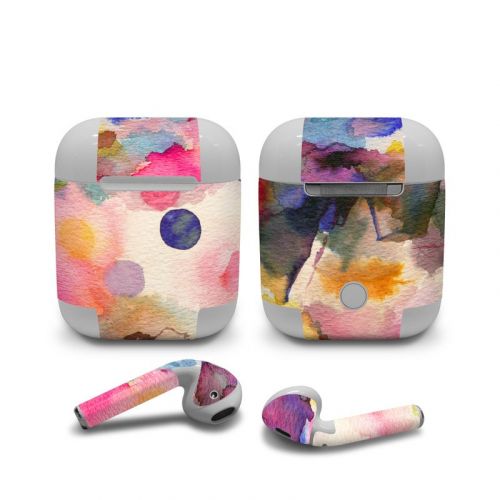 Watercolor Mountains Apple AirPods Skin