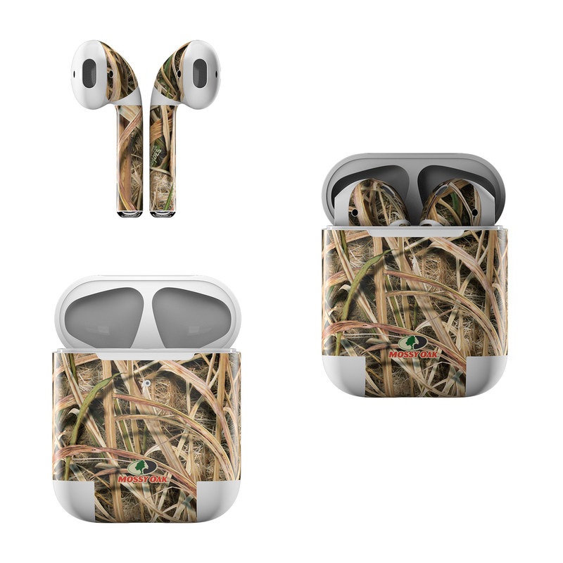 Apple AirPods Skin design of Grass, Straw, Plant, Grass family, Twig, Adaptation, Agriculture with black, green, gray, red colors