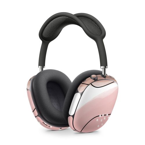 Abstract Pink and Brown Apple AirPods Max Skin