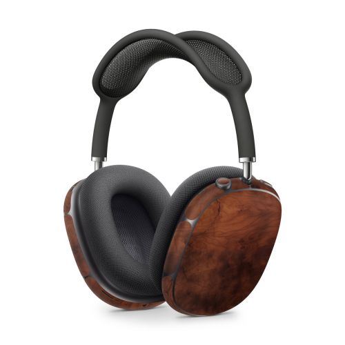 Dark Burlwood Apple AirPods Max Skin