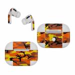 Orange Camo Apple AirPods Pro Skin