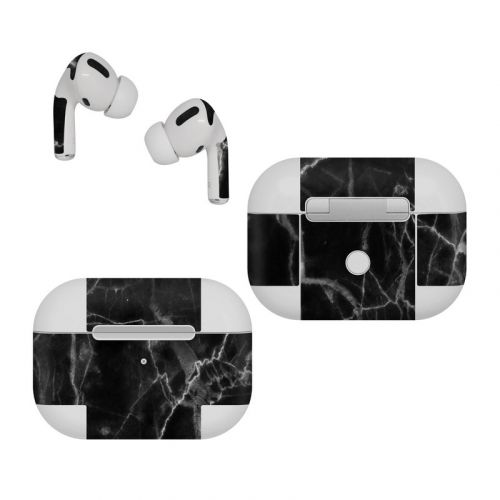 Black Marble Apple AirPods Pro Skin