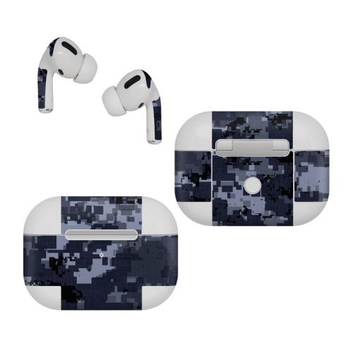 Digital Navy Camo Apple AirPods Pro Skin