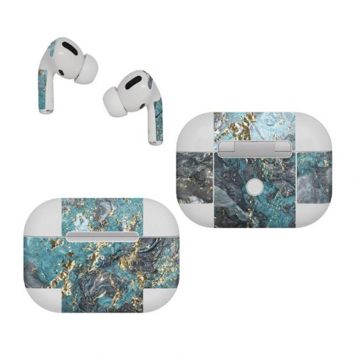 Gilded Glacier Marble Apple AirPods Pro Skin