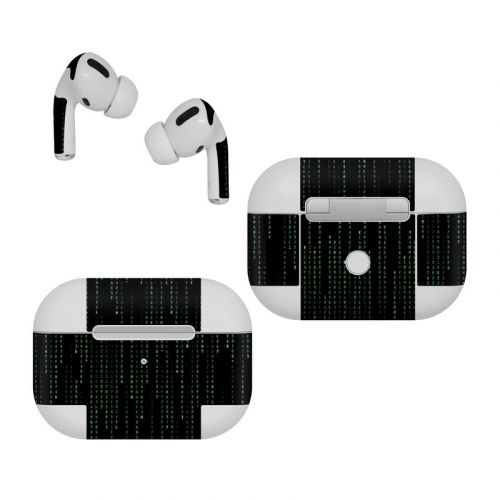 Matrix Style Code Apple AirPods Pro Skin