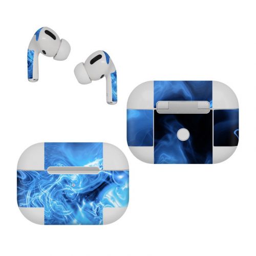 Blue Quantum Waves Apple AirPods Pro Skin