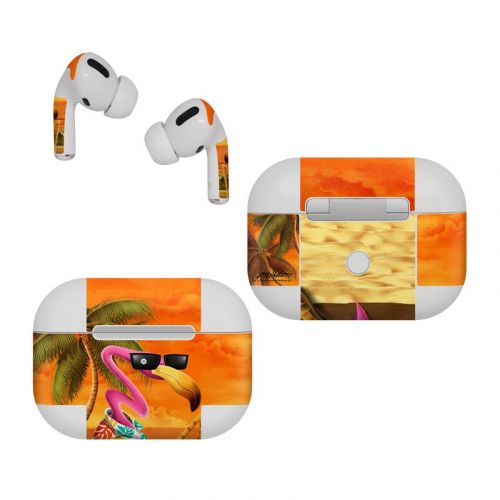 Sunset Flamingo Apple AirPods Pro Skin