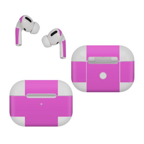 Solid State Vibrant Pink Apple AirPods Pro Skin