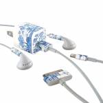 Blue Willow iPhone Earphone, Power Adapter, Cable Skin
