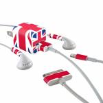 Union Jack iPhone Earphone, Power Adapter, Cable Skin