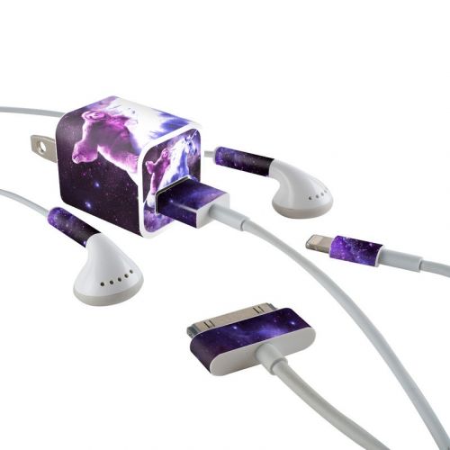 Across the Galaxy iPhone Earphone, Power Adapter, Cable Skin
