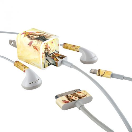 Autumn Leaves iPhone Earphone, Power Adapter, Cable Skin