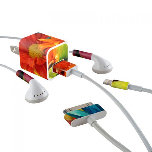 Colours iPhone Earphone, Power Adapter, Cable Skin