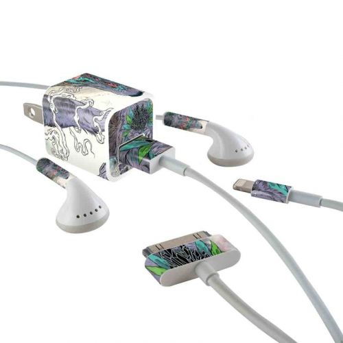 Journeying Spirit iPhone Earphone, Power Adapter, Cable Skin