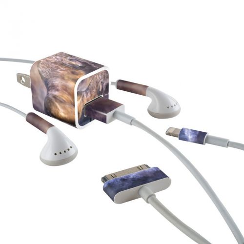 Lavender Dawn iPhone Earphone, Power Adapter, Cable Skin