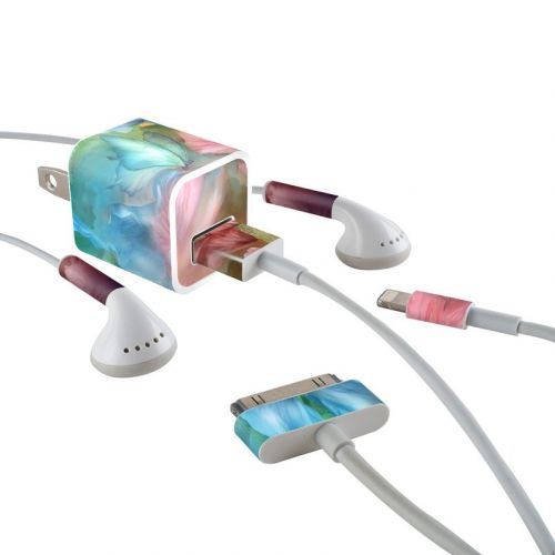 Poppy Garden iPhone Earphone, Power Adapter, Cable Skin