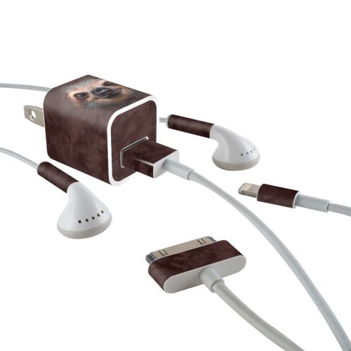 Sloth iPhone Earphone, Power Adapter, Cable Skin